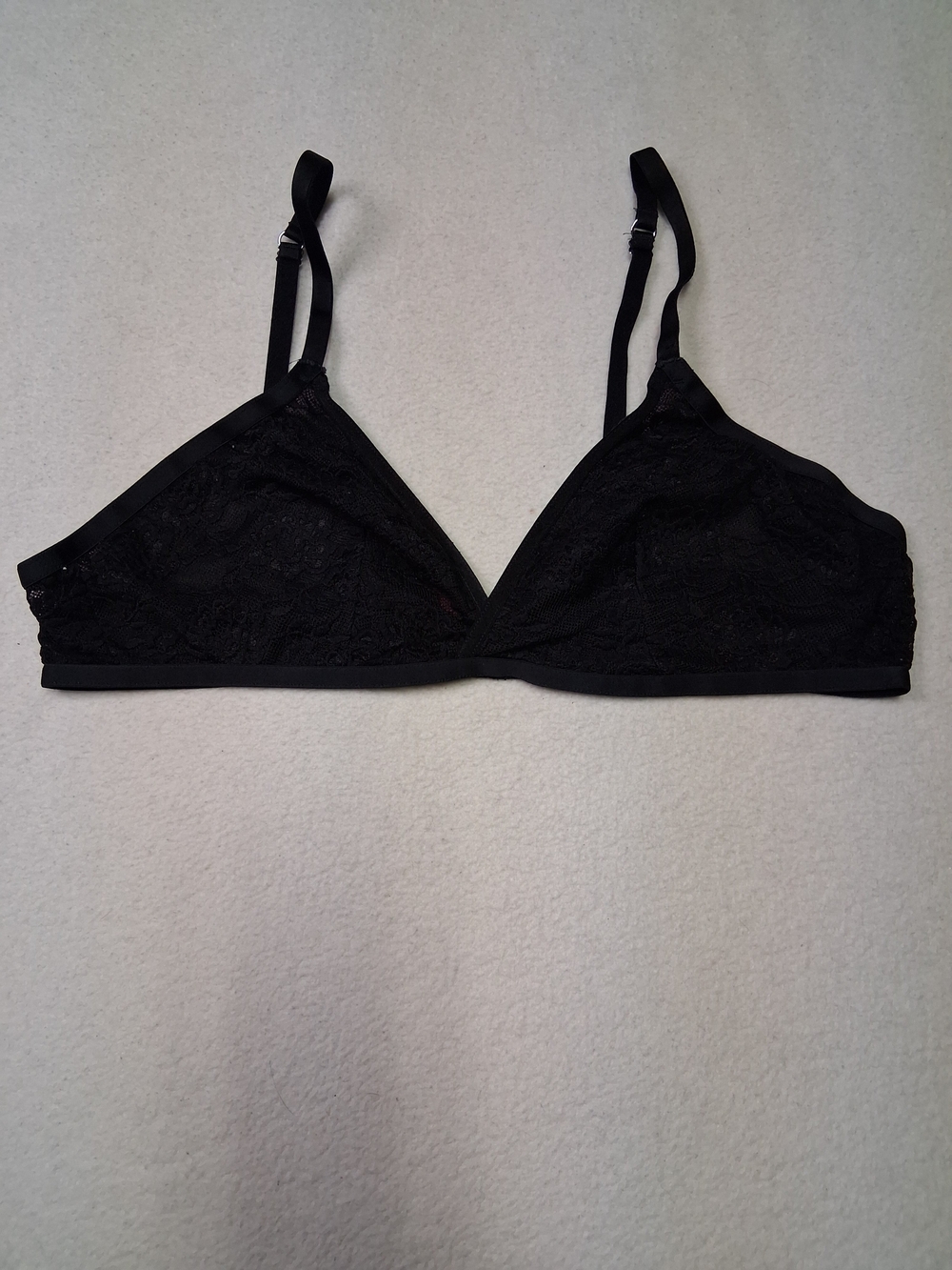La SENZA Black Lace Triangle Bralette